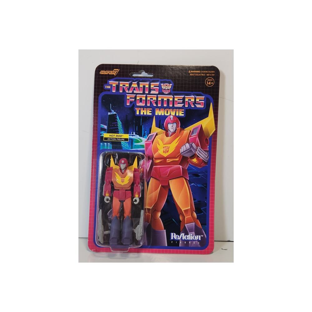 Transformers HOT ROD Super7 ReAction Figure Movie Autobot NEW 2021 Hasbro